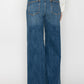 Relaxed High Rise Palazzo Jeans