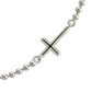 Sterling Silver Kelsey Beaded Cross Bracelet