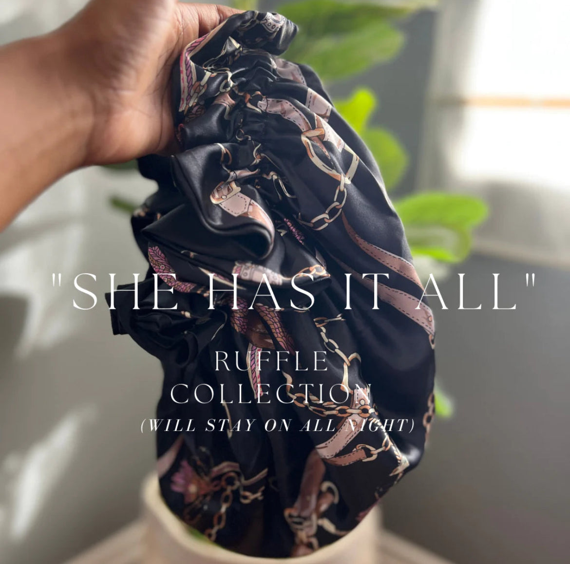 Butterfly High All Satin Bonnet