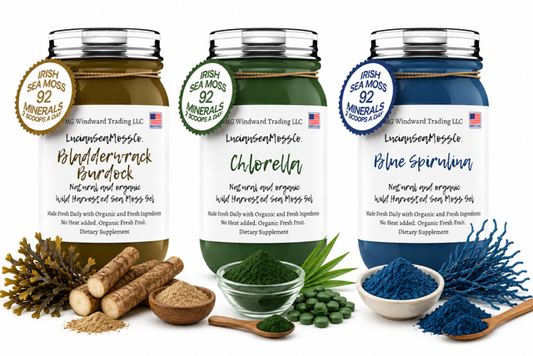 Organic Ocean & Earth Superfood Sea Moss Gel Bundle