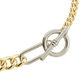 Elaine Dualtone Mixed Chain Toggle Bracelet