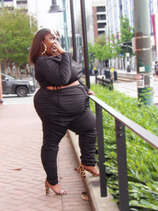 “Constance” Black Leggings Sets
