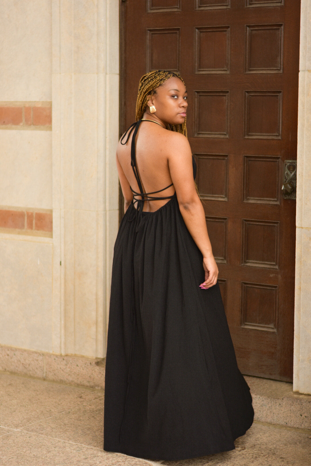 Side Slit Maxi Dress