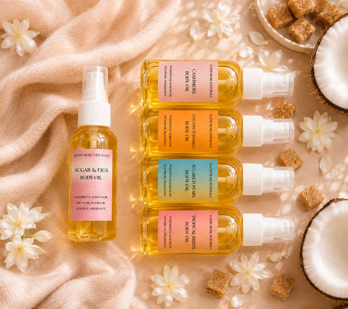Golden Glow Body Oils for Dry Skin | Nourishing Everyday Body Oils