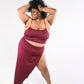 “Thicky Vicky” Crop Cami & Maxi Skirt Set
