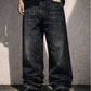 BLACK WASH BAGGY DENIM