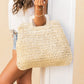 Oversized Straw Tote