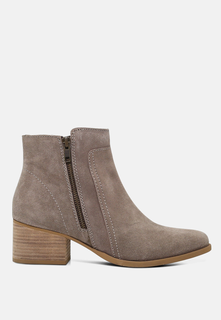 Bauena Ankle Boots With Zip Closure