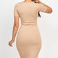 Ribbed Bodycon Midi Dress