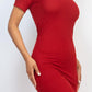 Ribbed Bodycon Midi Dress