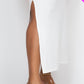 Ribbed Side Slit Long Cami Dress