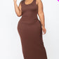 Solid Basic Maxi Dress