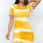 Tie-dye Print Bodycon Dress