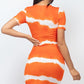 Tie-dye Print Bodycon Dress