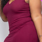 Ribbed Sleeveless Bodycon Dress