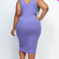 Ribbed Sleeveless Bodycon Dress