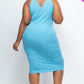 Ribbed Sleeveless Bodycon Dress