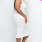 Ribbed Sleeveless Bodycon Dress