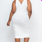 Ribbed Sleeveless Bodycon Dress
