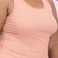 Ribbed Side Slit Tank Dress