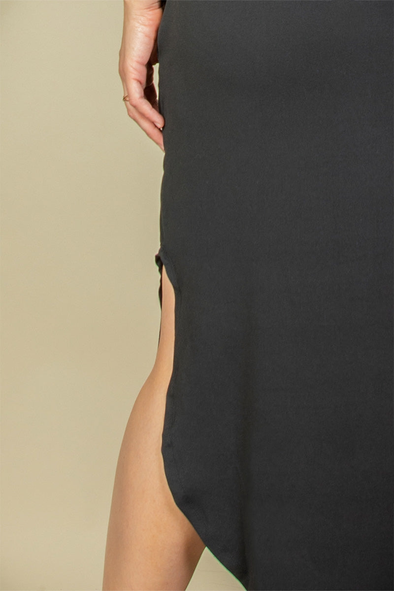 “Make Me Blush” V Neck Long Dress