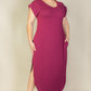 “Make Me Blush” V Neck Long Dress