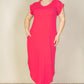 “Make Me Blush” V Neck Long Dress