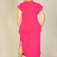 “Make Me Blush” V Neck Long Dress
