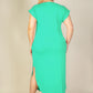 “Make Me Blush” V Neck Long Dress