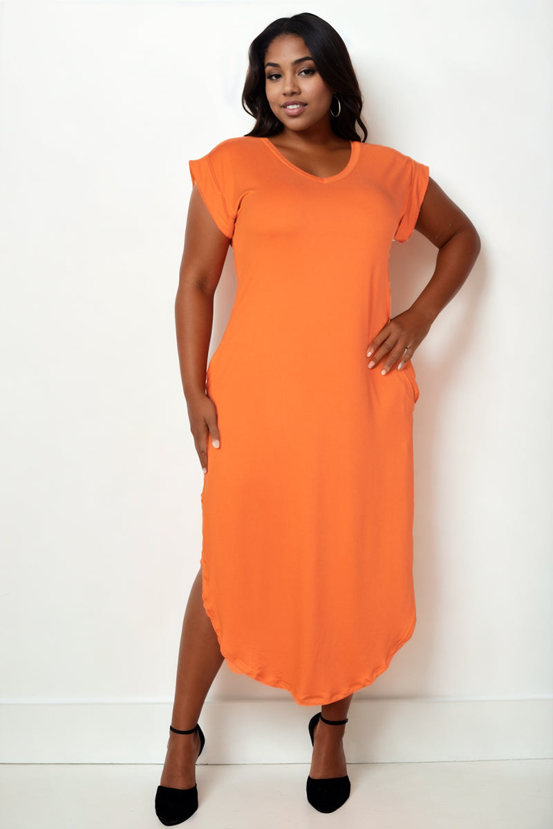 “Make Me Blush” V Neck Long Dress