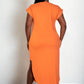 “Make Me Blush” V Neck Long Dress
