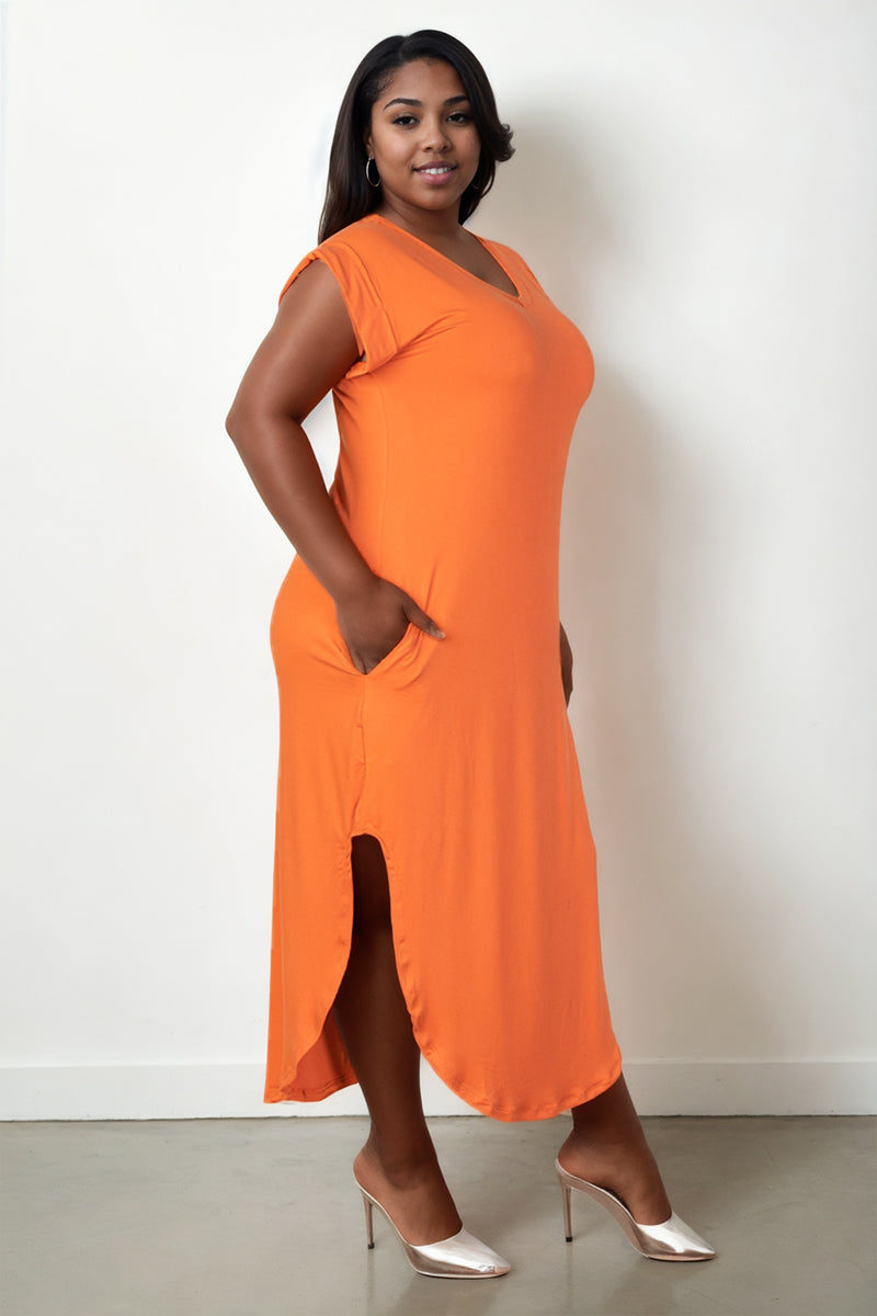 “Make Me Blush” V Neck Long Dress