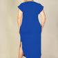 “Make Me Blush” V Neck Long Dress