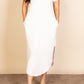 “Make Me Blush” V Neck Long Dress
