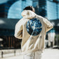 Starry Night Inspired Oversized Hoodie – Artistic Streetwear Unisex