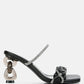 Big Plan Diamante Detail Mid Heel Sandals