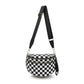 Frankie Oversize Double Zip Print Crescent Sling