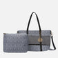 MKF Collection by Mia K. - Belinda Signature Tote Bag and Pouch Set