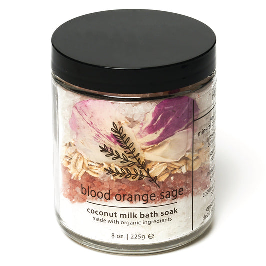Blood Orange Sage Coconut Milk Bath Soak