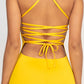 Criss-Cross Open Back Bodycon Jumpsuit