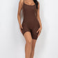 Ribbed Bodycon Romper