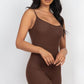 Ribbed Bodycon Romper