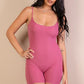 Ribbed Bodycon Romper