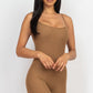 Ribbed Bodycon Romper