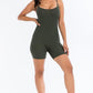 Ribbed Bodycon Romper
