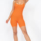 Ribbed Bodycon Romper