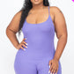 Ribbed Bodycon Romper