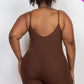 Ribbed Bodycon Romper