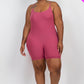 Ribbed Bodycon Romper