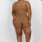 Ribbed Bodycon Romper